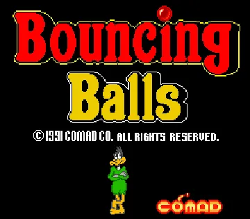 Bouncing Balls screen shot title